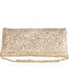 Borsa pochette oro glitter brillante made in italy - Studio Creazioni