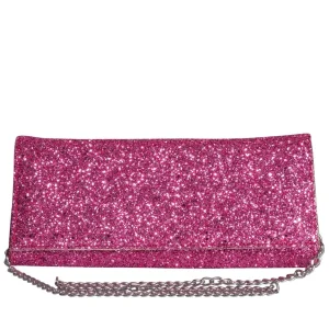 Pochette glitterata fucsia made in italy super cool - Studio Creazioni