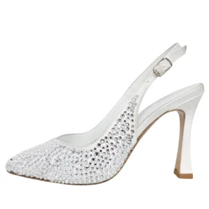 Scarpe da sposa con brillantini made in italy