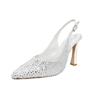 Scarpe da sposa con brillantini made in italy