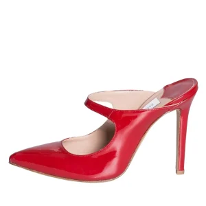 Scarpe donna tacco alto in vernice rosso made in italy primavera 2019